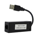USB 56K External Dial Up Voice Fax Data Modem Windows 10 / 8 / 7 / XP / Vista OZ