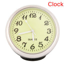 Auto Car Dashboard Decoration Ornaments Luminous Clock Thermometer Hyg3C