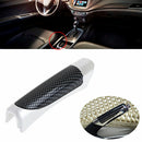 Car Accessory Carbon Fiber Style Hand Brake Protector Decoration Cover Universal