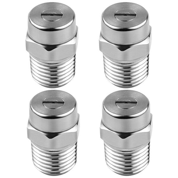 4 Pcs Pressure Washer Surface Cleaner Nozzle Replacement Thread Type Spray