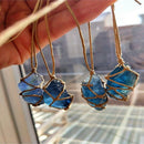 Natural Quartz Crystal Stone Blue-Green Fluorite Treatment Stone Fluorite O