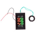AC Digital Ammeter Voltmeter LCD Panel Amp Volt Meter 100A 300V Black A