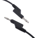 2Pieces Test Lead Banana Plug Male Stackable to Banana Plug 39inch
