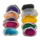 Agate Slices Geode Polished Irregular Crystal Quartz Healing Reiki Stone LJ