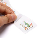1Roll/500pcs Merry Christmas Wall Stickers Christmas Decorations for Home XSEAU