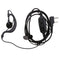 1.5m Earpiece Mic Dual PTT Earphone Headset For  BF UV-82 82L UV-89