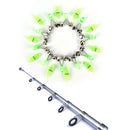 Outdoor Night Fishing Accessory Rod Tip LED Light Fish Bite Double Alarm Bell ^
