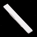 3 Pcs White Guitar Bridge Saddle Bone Cut Compensated Parts for Ukulele Accs