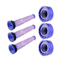 6x Filter Set For  V8+, V8, V7 Vacuum 3 Pre-Filters & 3-HEPA Post Filters
