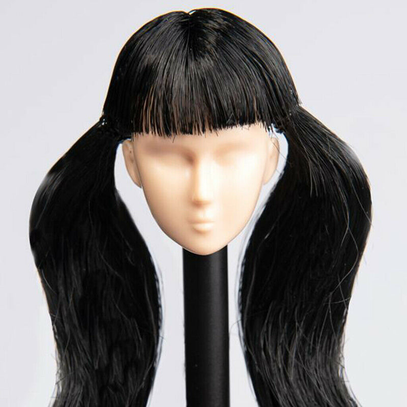 1/6 Makeup Headband w/ Hair for   Female 12inch Figures Accessories