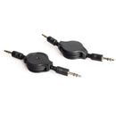 Retractable Double End 3.5mm Jack Male Audio Aux Cable Lead for Car MP3 Hot. New