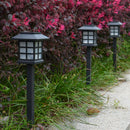 2pcs Outdoor Solar Power LED Light Path Way Landscape Garden Fence Lamp