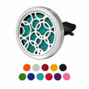 Car Air Freshener Aromatherapy Essential Oil Diffuser - Hollow Circle Stain