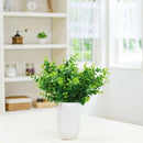 Artificial Boxwood (Pack Of 7),Artificial Farmhouse Greenery Boxwood Stems  G7A5