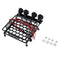 1/10 RC Car Parts Roof Rack Baggage Carrier w/ White LED Light for RC4WD TF2