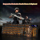 KM320 USB Wired Mechanical Feeling Gaming Backlight Keyboard Mouse Combo