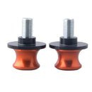 Universal Frame Stand Screw Swing Arm Spools Slider M10 Orange for Motors