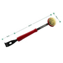 2in1 Portable Telescopic Back Scratcher+Massager Extendable to Elder Gift  Z
