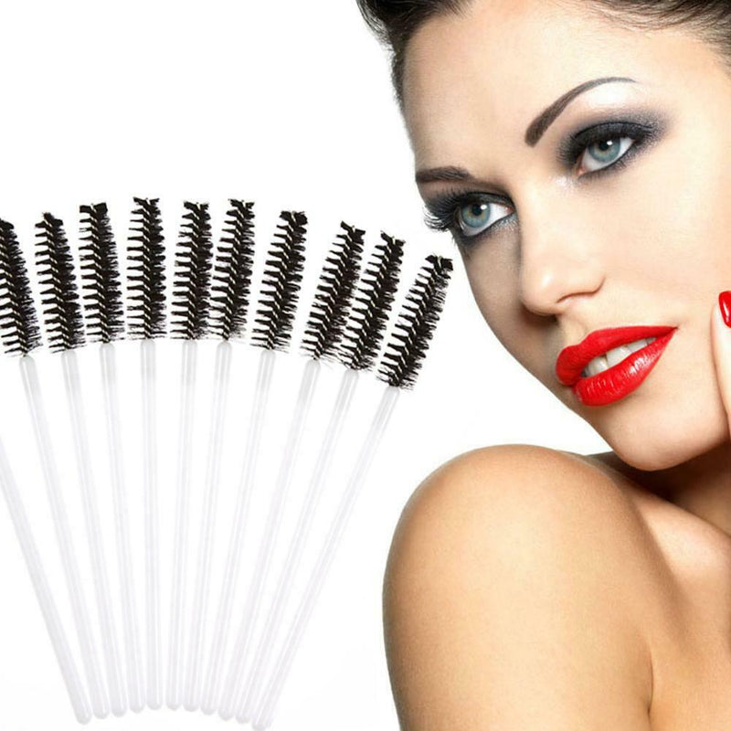 50PCS Disposable Eyelash Brush Mascara Wands Applicator Spoolers Makeup(3)