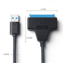 USB 3.0 to SATA III Adapter for 2.5in SDD HDD Hard Drives SATA III to USB 3 Q5U5