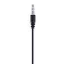 3.5mm In-ear Stereo Earbuds Headphone Earphone Without Line Control(Black)