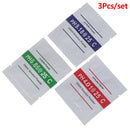 3Pcs PH Buffer Measure Calibration Solution ph4.00/ 6.86 /9.18 Calibration Po JR