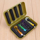 4 Grids Portable Fishing Lure Box Plastic Storage Case Waterproof Tackle