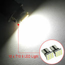 10x T10 LED 9-SMD 12V Car License Plate Light Tail Bulbs 2825 192 194 168 W5W