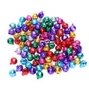 100x Accessories 10mm Jingle Bells Assorted Colours U4L3