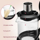 1800Ml Large Glass Tea Pot for Puer Tea Party Oolong with Stainless Steel T J1M5