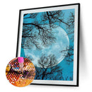 Full Round Drill 5D DIY Diamond Painting Moon Embroidery Wall Pictures Kit