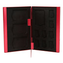Portable Deck Aluminium Alloy 8TF + 4SD Memory Cards Storage Box Holder
