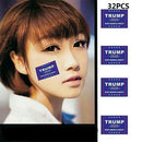 32Pcs President Donald Trump 2020 Keep America Great Face Clothes Body Stickers