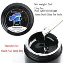 Nail Art Foil Transfer Gel, New Year LED Varnishes Nail Art Paint Glue, Sticky