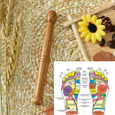 wooden foot spa  thai massage health relaxation wood stick toolsTO