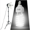 Studio 45W E27 Socket Bulb Balanced Light Lamp for Video Photography White