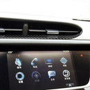 Carbon Fiber Center AC Outlet Cover Trim Strip for Cadillac XT5 2016-2017