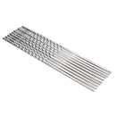 5 Pairs Stainless Steel Chopsticks Anti-skip Thread Style Durable