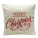 4-Pack Happy Halloween & Christmas Pillow Covers Cotton Linen Bat Pumpkin S Z7D4