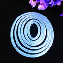 Oval Trumpet Cutting Dies Stencil DIY Scrapbooking Paper Album Card w/ Embo Y8E8