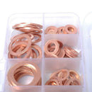 120 Pieces M6 M8 M10 M12 M14 M16 M18 M20 Copper Washers Flat Ring 8 Sizes
