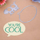 2pcs You're Cool Cutting Dies Stencils Scrapbook Embossing DIY Album Cards