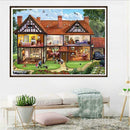 House 5D Diamond Painting Embroidery DIY Craft Needlework Home Decor Gift(A