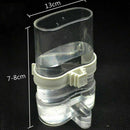 Water Feeder Cockatiel Food D.AU 200m Pet Bird Parrot Acrylic Automatic AU O9E6