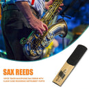 10pcs/lot Saxophone Reeds with Transparent Case for Tenor Sax Parts Accessories