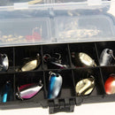 37pcs Metal Spoon Fishing Lure Kits Spinning with Box Tackle