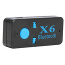 X6 Wireless 3.5mm AUX Audio Receiver Bluetooth 4.2 Adapter Support TF Card