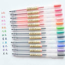 12 Color Fashion Color Gel Pen Box Office Stationery New Pen School Maker P8P5