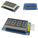 2 Pcs 4 Bit TM1637 Digital Tube LED Clock Display Module Arduino Due UNO 2560 R3