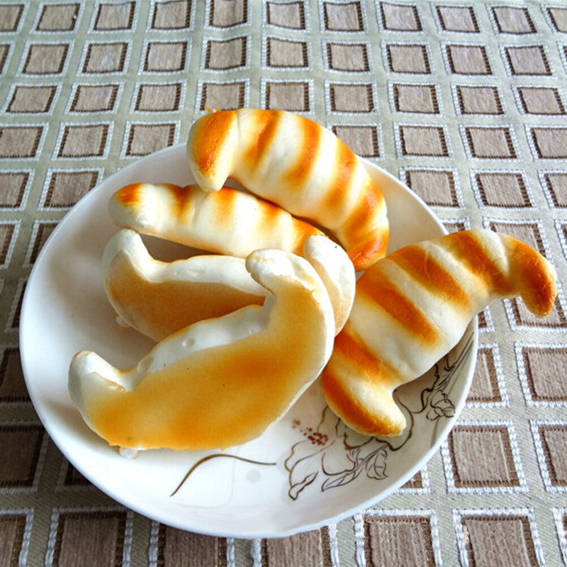 Lovely Croissants Soft DIY   phone Charm Bread Straps 8CM